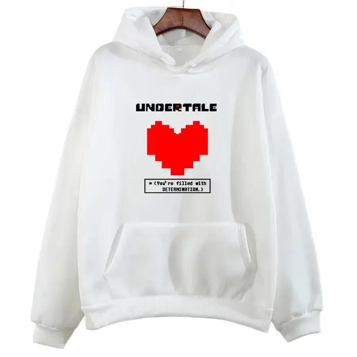 Jeu Undertale : Vous êtes plein de détermination. Sweats à capuche imprimés pour hommes et femmes, v