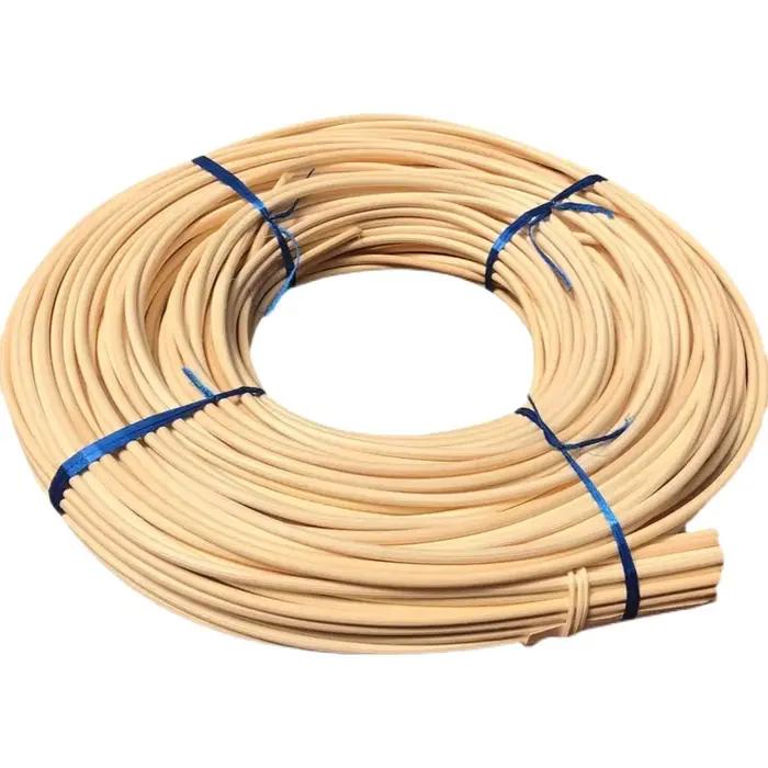 Bâton de canne naturel rond de 10 mètres, 2/3/4/5/6/7mm, véritable matériau de tissage de noyau de r