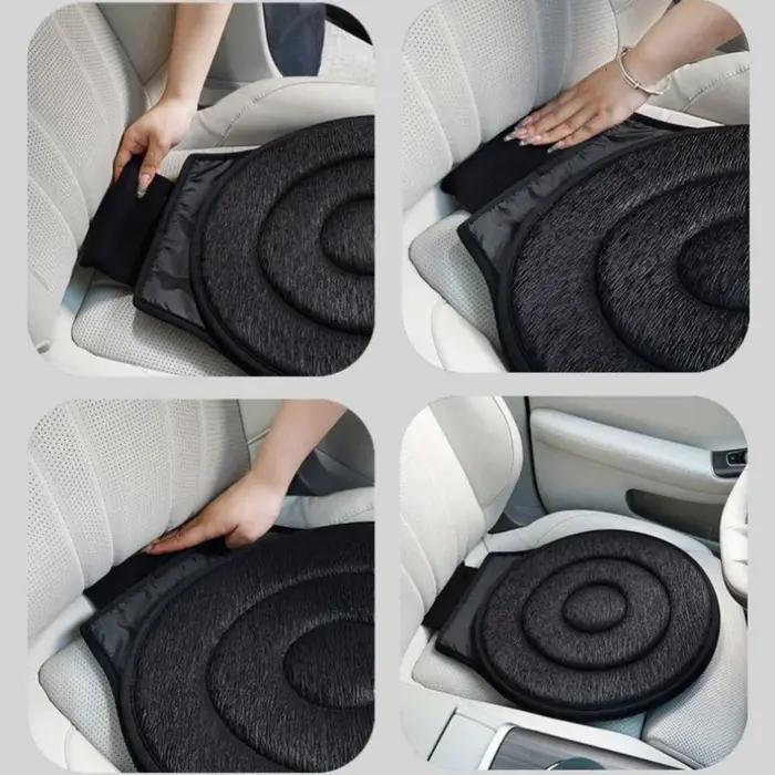 Coussin de siège rotatif 360° antidérapant et confortable pour sièges de voiture van camion ajustement universel facile à entrer et à sortir