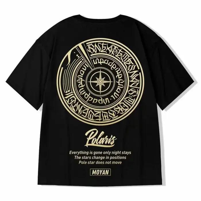 8XL coupe ample à la mode à la mode nouveau T-shirt imprimé étoile à huit branches avec décontracté