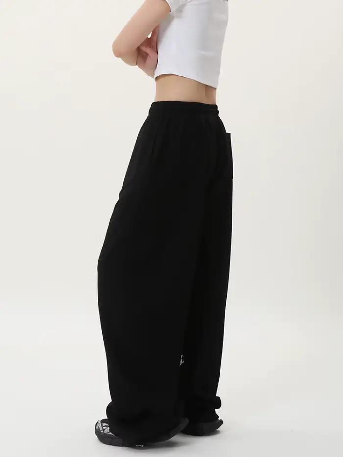 Pantalon de danse Jazz pour femmes, tendance de danse de rue, pantalon de survêtement ample de rue r