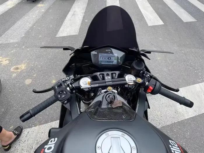 Amortisseur de stabilisateur CNC pour moto, support de montage de direction complet pour Aprilia RS6