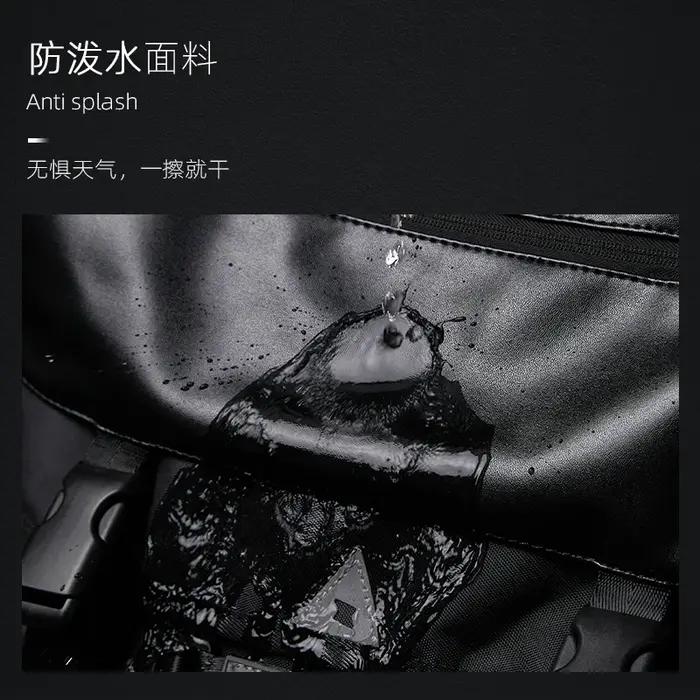 Grand sac à bandoulière étanche pour hommes, sacs de messager, sacs multicouches, conception antivol
