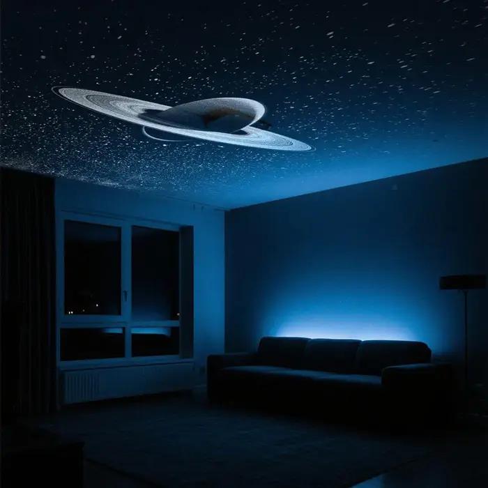 Projecteur d'ambiance de voiture USB, lumière d'ambiance intérieure de voiture, lumière d'étoile éto
