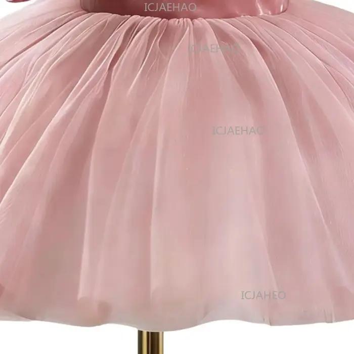 Robe de princesse TutuKids pour enfants, nouvelle jupe à manches bouffantes, robe de soirée élégante