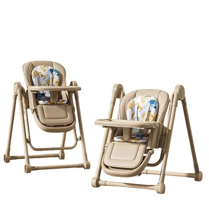 Chaise de salle à manger multifonctionnelle pour enfants, balançoire légère pour bébé, siège réglabl