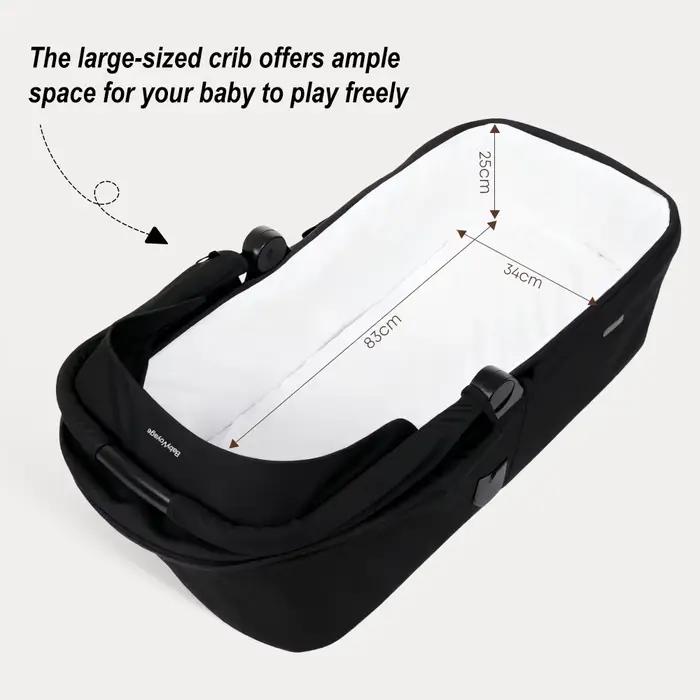 BabyVoyage 2 en 1 bébé poussette pliable panier Type siège bébé landau poussette multifonctionnel no