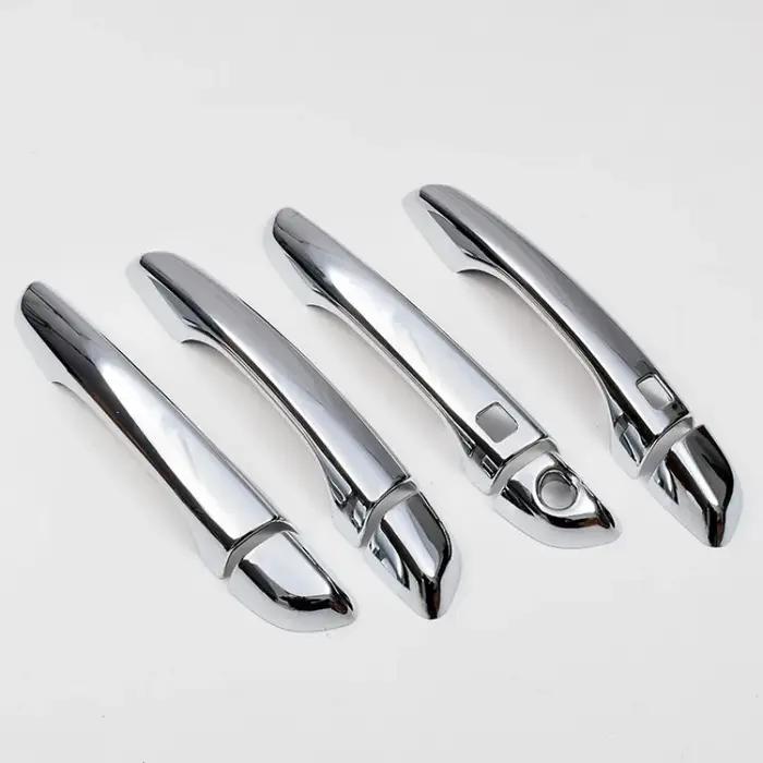 Pour Hyundai Tucson 2015 2016 2017 2018 2019 fibre de carbone Chrome poignée de porte de voiture bol