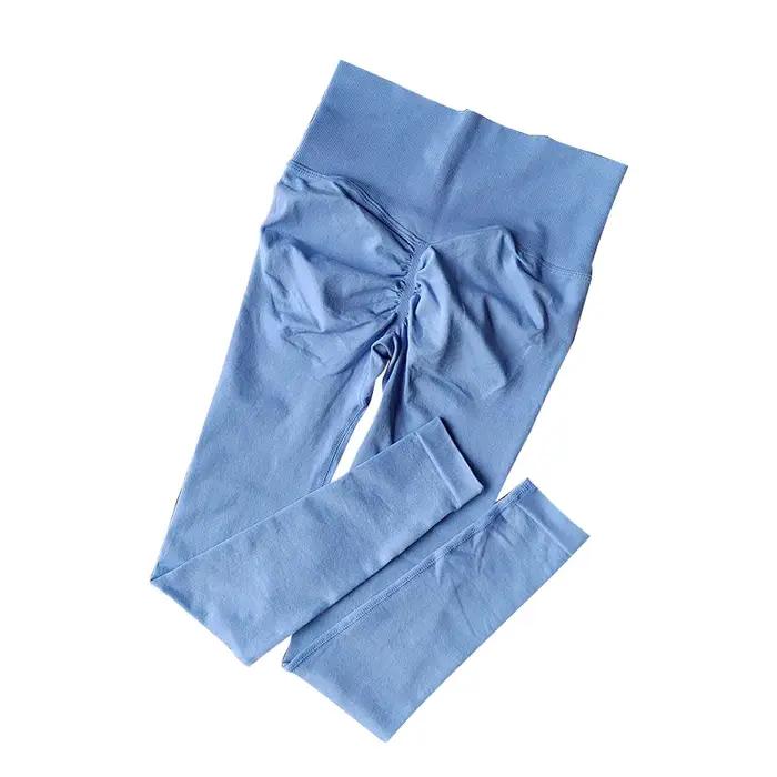 Leggings taille haute sans couture, pantalon de Sport, de Yoga, de levage des hanches, de course, à