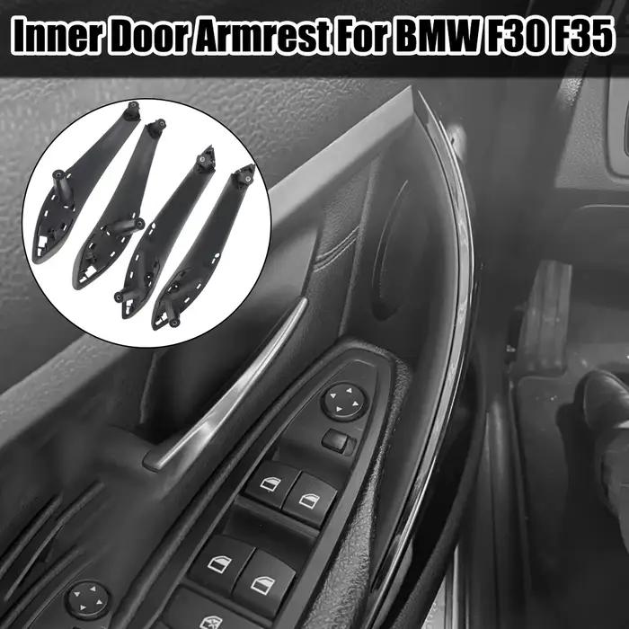 Panneau de porte tirer revêtement d'habillage pour BMW F30 F80 F31 F32 F34 F35 poignée intérieure de voiture noir avant arrière gauche/droite poignées de porte intérieures