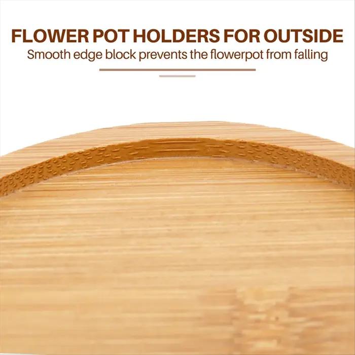 Support de plante en bois pour intérieur et extérieur, support de base de pot de fleur, tabouret hau