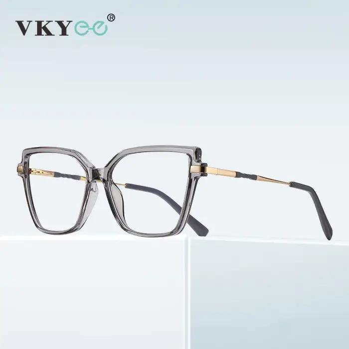 VICKY Design Simple à la mode grand cadre Anti-lumière bleue lunettes femmes lunettes de lecture per