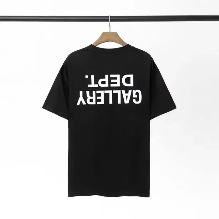 GALLERY DEPT inspiré revers imprimé T-Shirt 100% coton surdimensionné Streetwear T-Shirt hommes femm