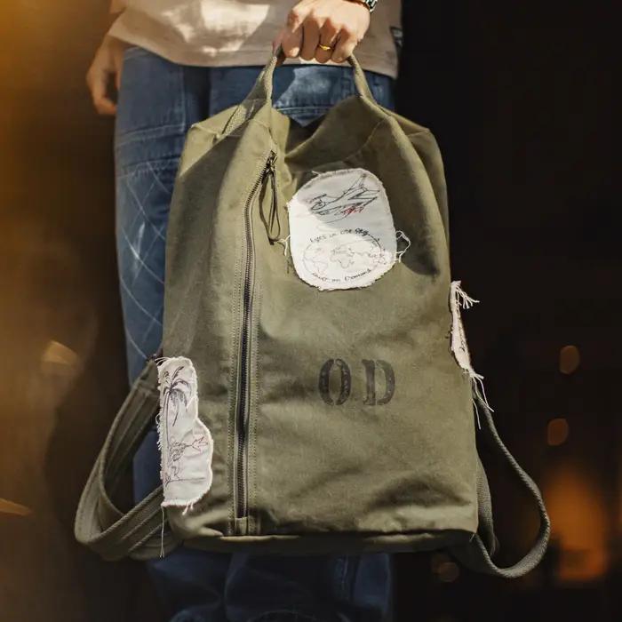 Maden Sac à dos tactique vintage pour hommes, grande capacité, sac à dos pour ordinateur portable, s