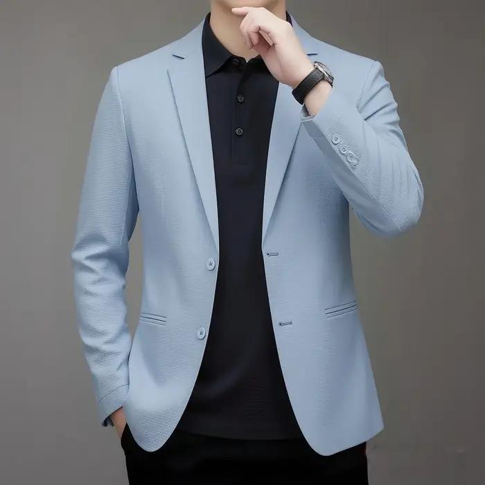 Costume léger de style coréen pour homme, mode printemps-été, décontracté, protection solaire, résis