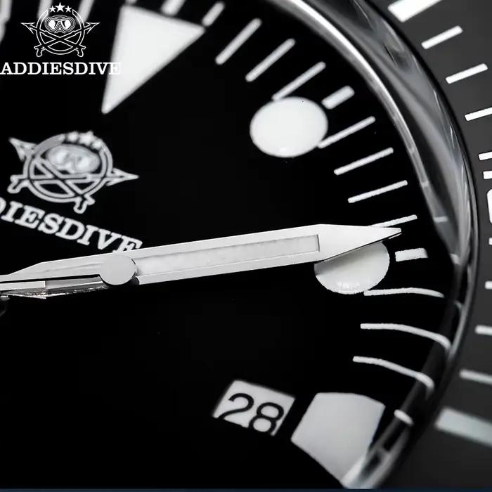 ADDIESDIVE montre analogique de luxe pour hommes BGW9 lunette en céramique lumineuse bulle miroir ve
