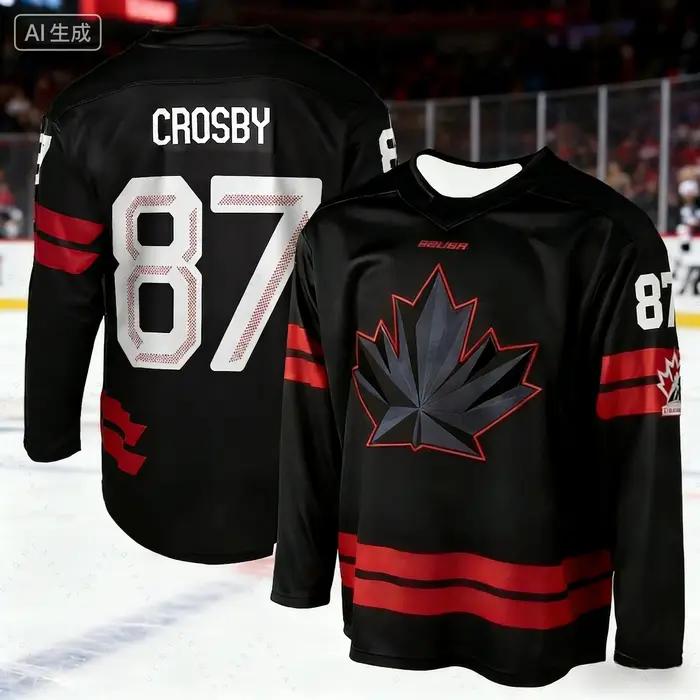 Nouveau modèle 2026 – Maillot de hockey sur glace du Canada – Édition spéciale fan McDavid – Kit de