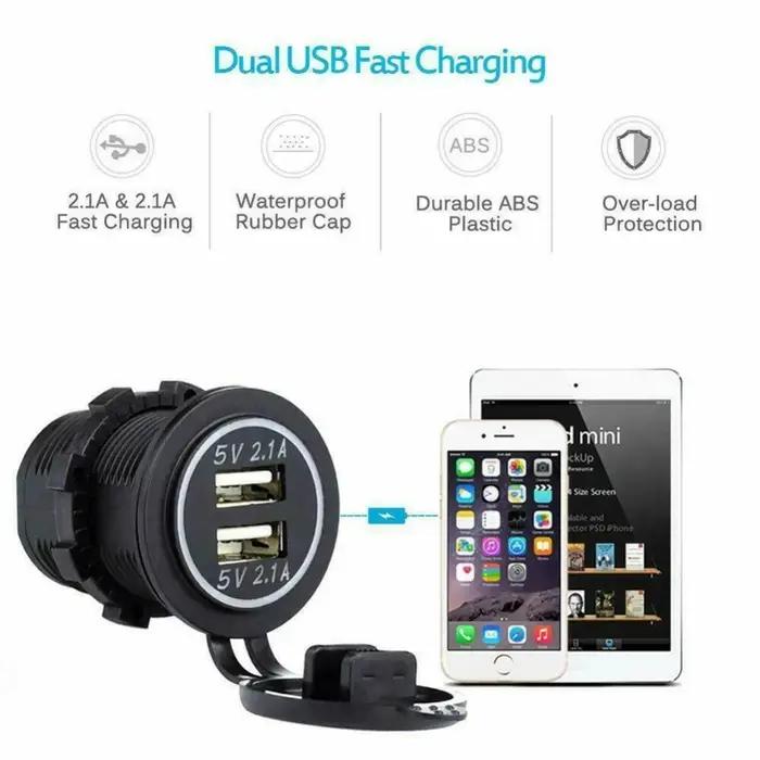 Panneau d'interrupteur à bascule, 5 boutons, 8 boutons, commande Usb pour voiture, camion, bateau ma