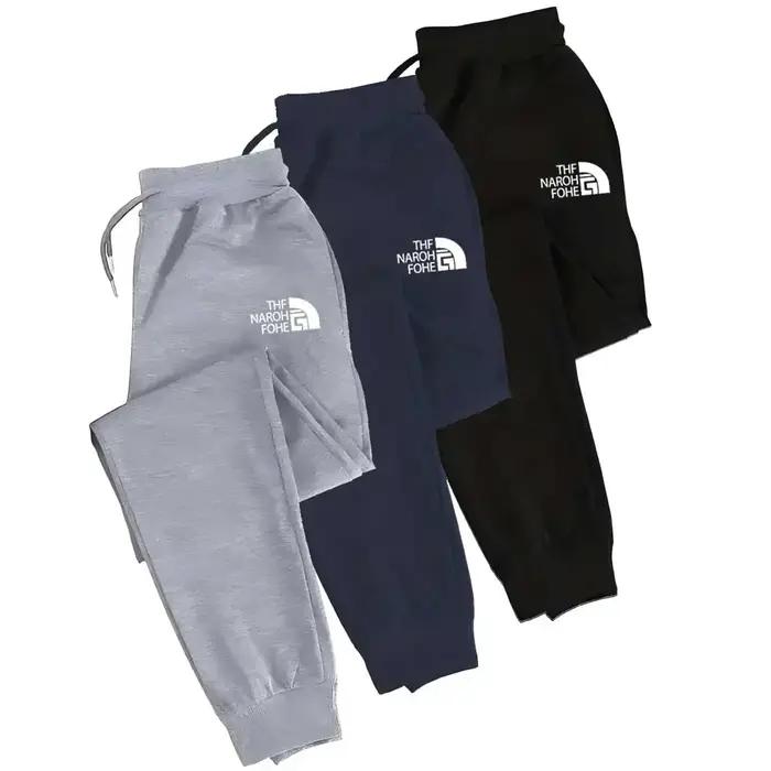 Joggers décontractés pour hommes avec cordon de serrage élastique à la taille et aux chevilles à rev