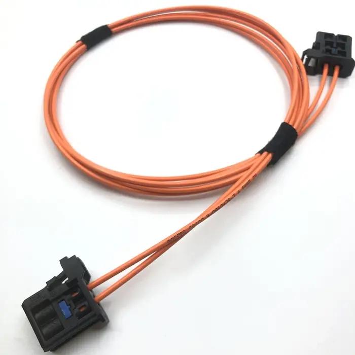 Connecteurs de câble en fibre optique, mâle à mâle, pour Audi, BMW, Mercedes, etc., 120cm, 500cm, no