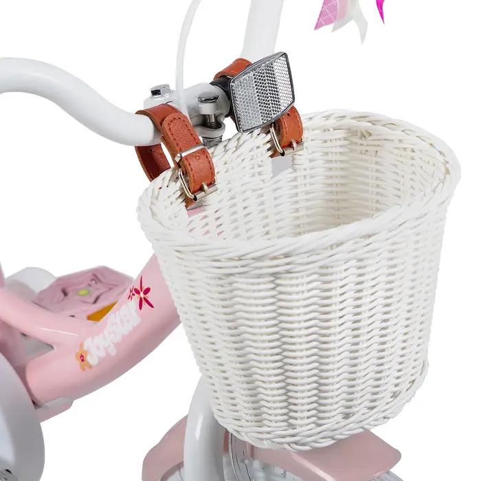 YSTAR-Vélo à chaîne pour filles de 2 à 9 ans, bicyclette pour enfants avec roues d'entraînement, ban