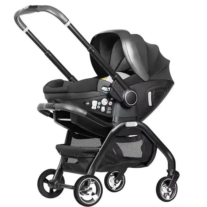 Nouveau bébé poussette 3in1 nouveau-né Portable enfant siège de voiture de luxe bébé poussette multi