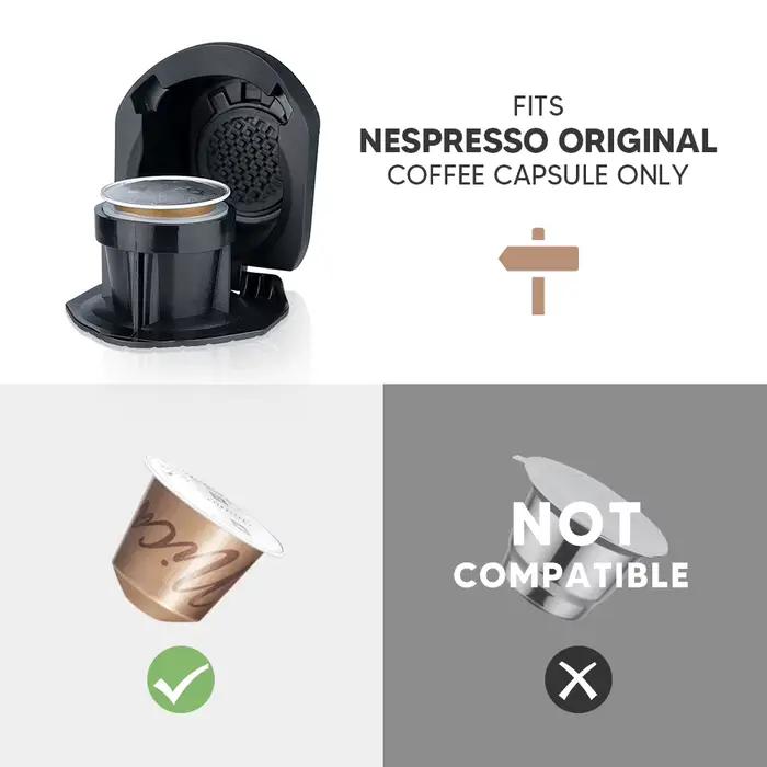 Adaptateur ICafilas pour Machine Dolce Gusto PICCOLO XS/Genio S, capsule réutilisable, rechargeable,