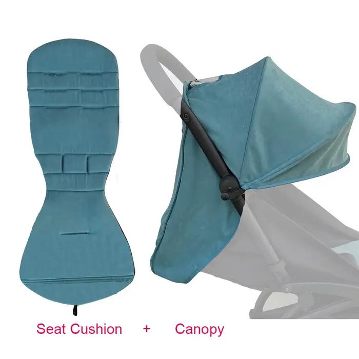KID COLU ® Accessoires de landau, auvent solaire étanche et coussin de siège de remplacement, Comp