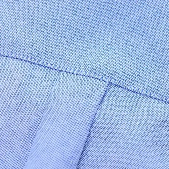 Chemise à manches longues pour hommes, 100% coton, à carreaux, Oxford, décontractée, couleur unie, i