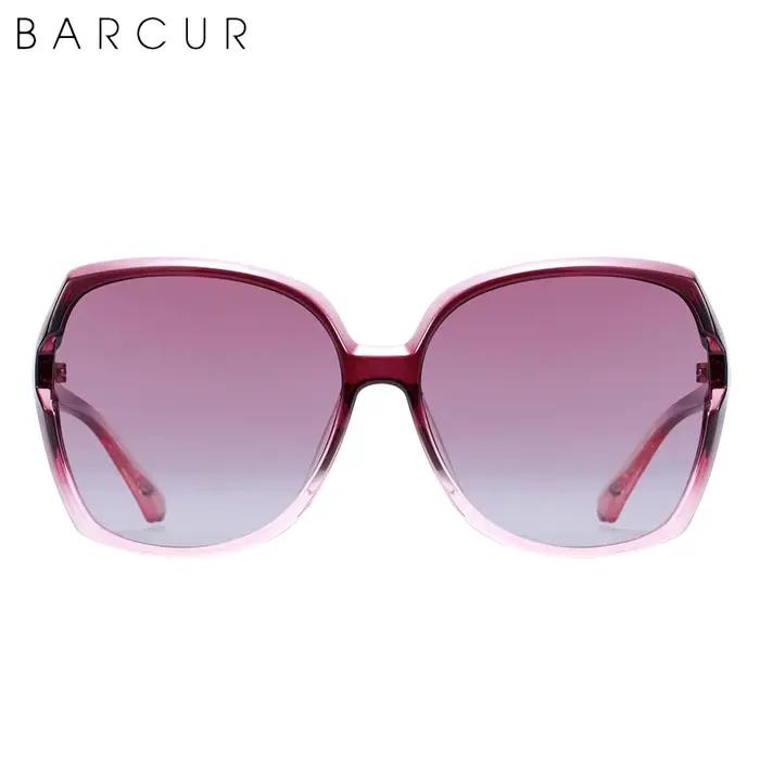 BARCUR lunettes de soleil femmes surdimensionné lunettes de soleil polarisées pour lunettes pour fem