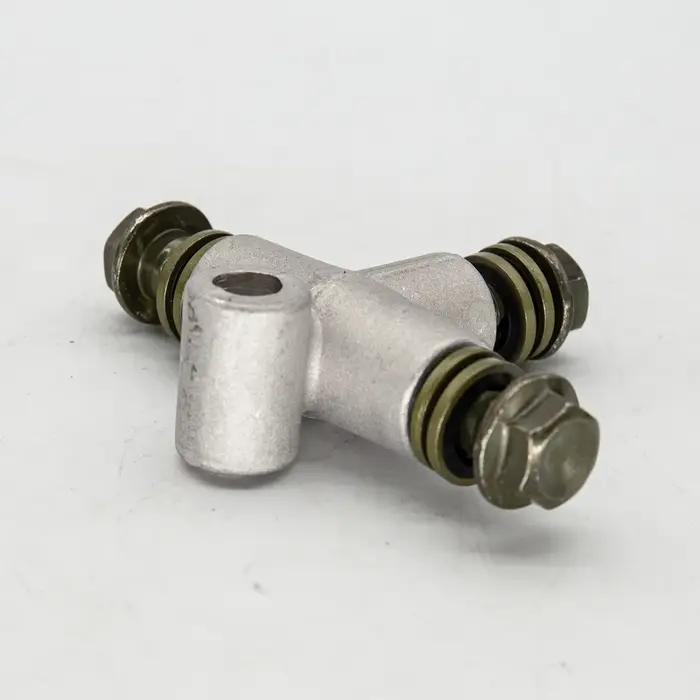 Connecteur de raccord de tuyau de frein hydraulique, adaptateur en T à 3 voies pour ATV Kart M10 X 1