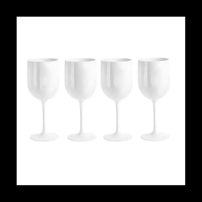 ATIONS-Verres à vin incassables et fourmis, verres à vin en plastique, très incassables, 4 pièces