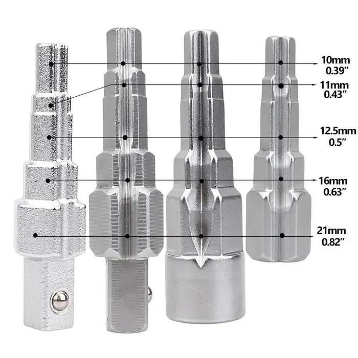 Clé à cliquet en acier au carbone, outil à main de 10 à 21mm, radiateur à tétons Durable, fourniture
