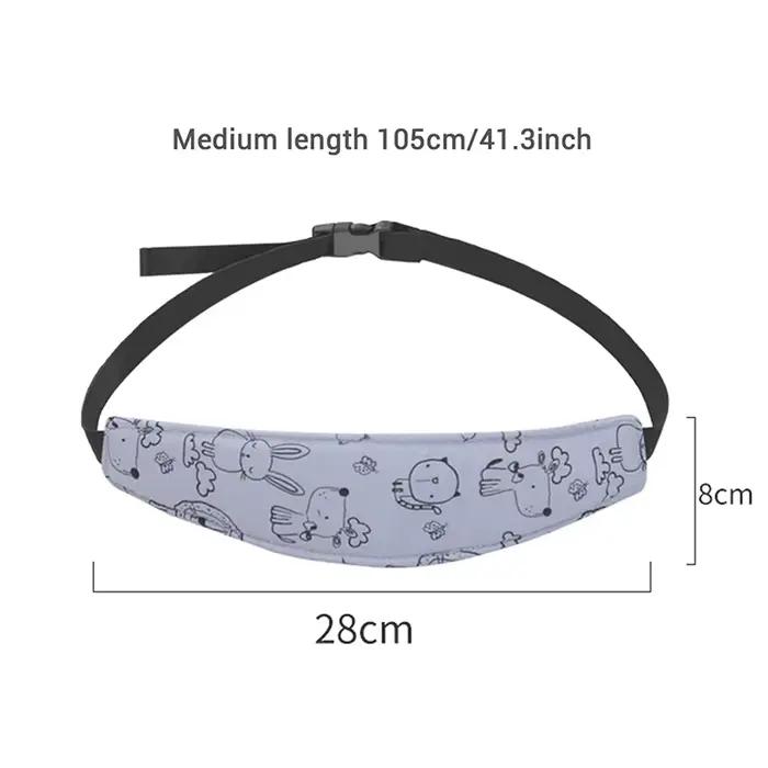 Support de tête de siège de voiture pour bébé, ceinture de fixation de poussette pour enfants, parc