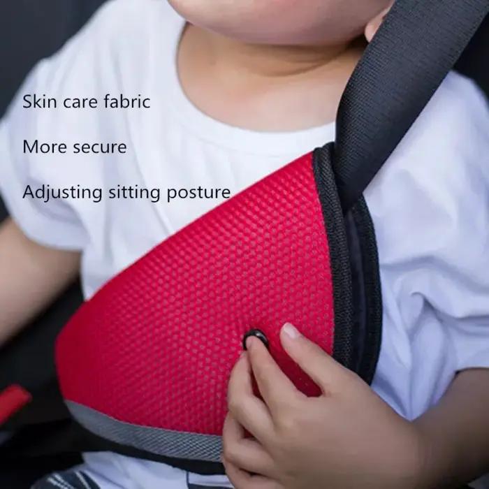 Ceinture de sécurité triangulaire pour enfants confortable et sûre pour usage quotidien et occasions spéciales en voiture