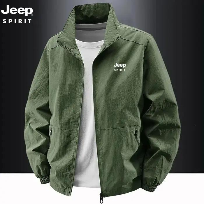 Veste à col montant JEEP Spirit, vêtements de travail décontractés pour le printemps et l'automne, t