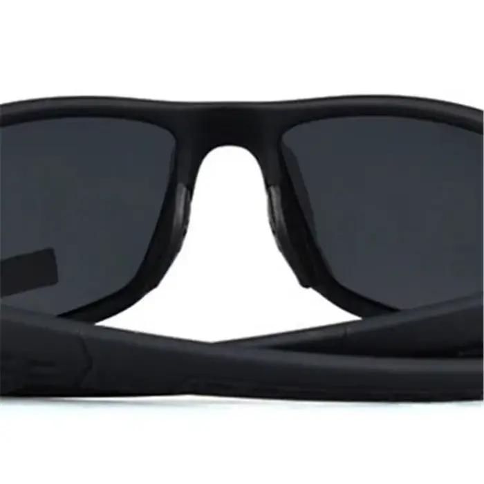 Lunettes de soleil polarisées à monture noire pour hommes et femmes, lunettes de conduite en argile,