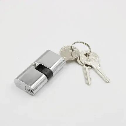 Noyau de serrure de porte intérieure, intercalaires de serrure à cadran unique, trou OB en verre, no