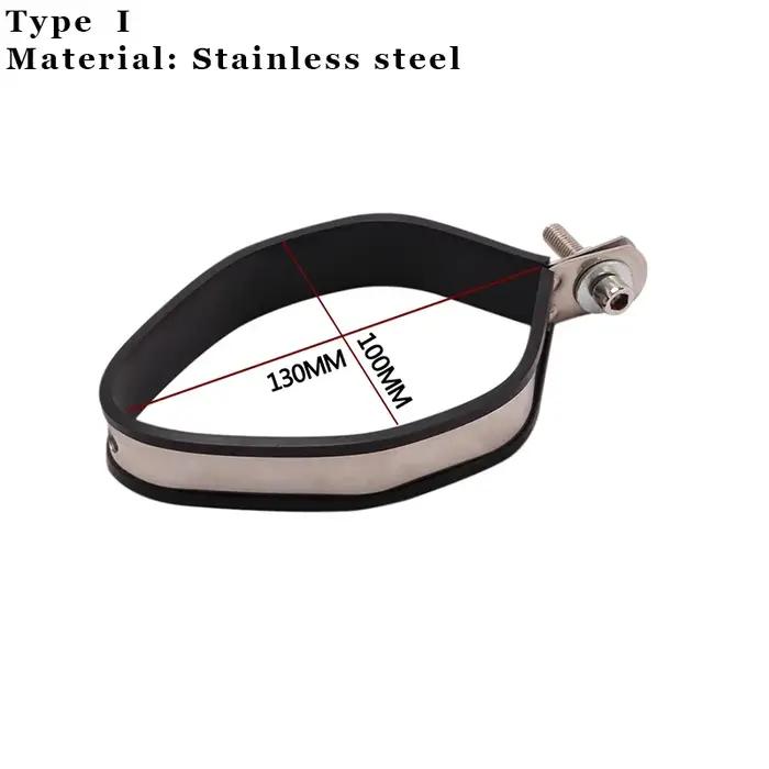 Tuyau d'échappement de moto 60.5mm, silencieux 51mm, cercle fixe universel, Support en Fiber de carb