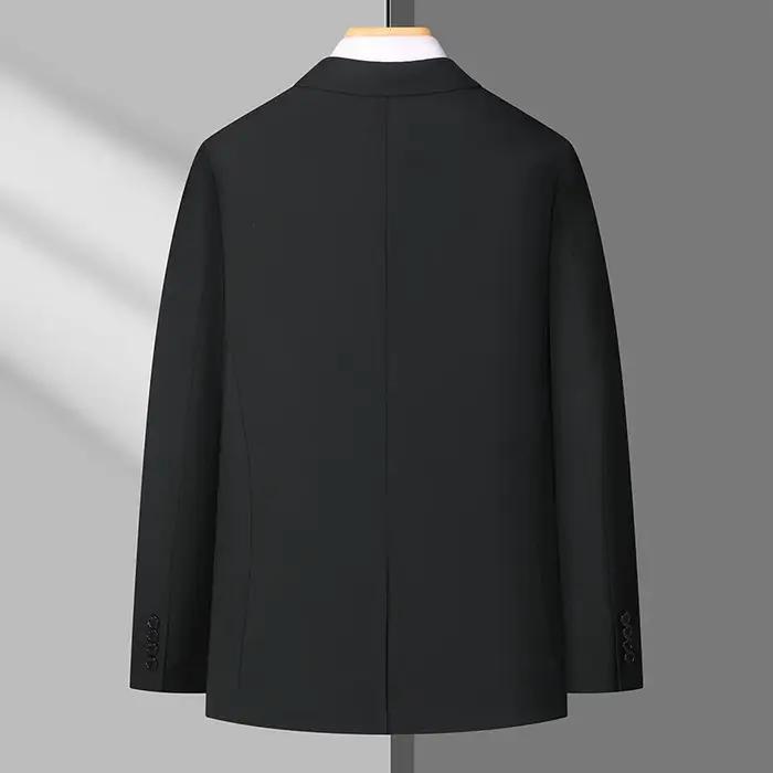 Blazer de style britannique mince pour hommes, robe formelle professionnelle, mode masculine, tendan