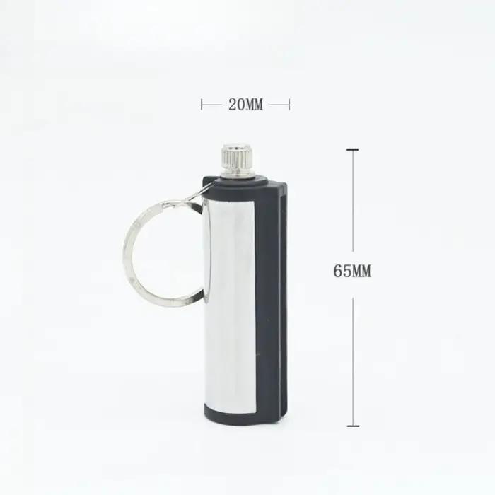 Briquet en métal robuste pour fumeurs résistants aux vents forts et étanches pour utilisations en plein air et occasions quotidiennes