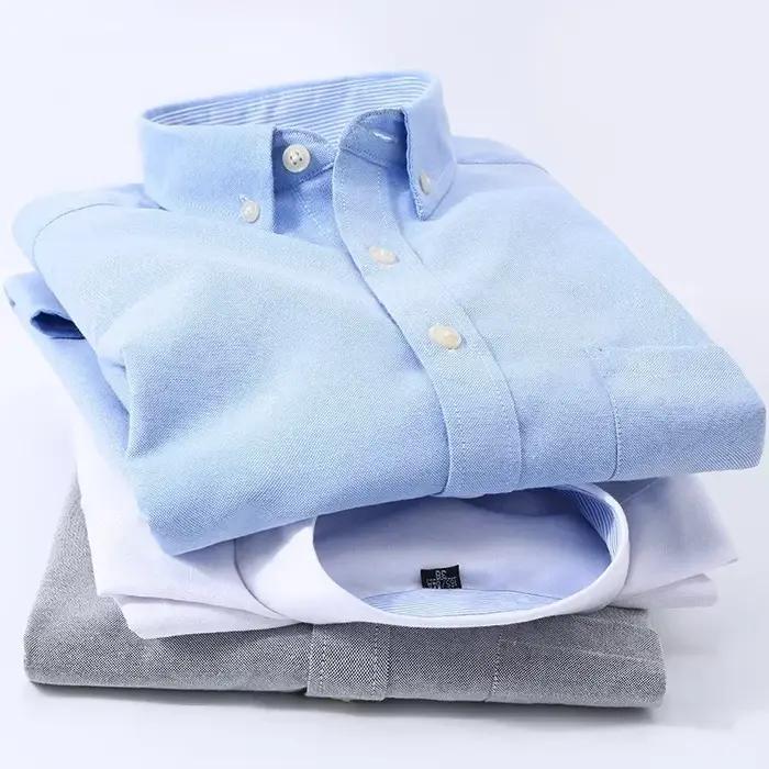 Cardigan à carreaux à manches longues pour jeunes, chemises fines Oxford à col carré épissé de coule