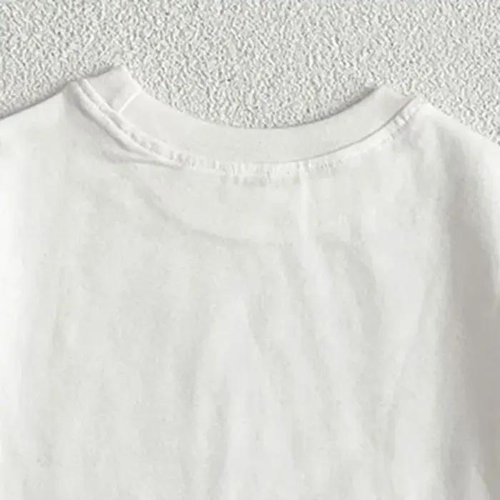 Été bébé garçons filles T-shirt enfant en bas âge dessus de couleur unie vêtements Style coréen infa