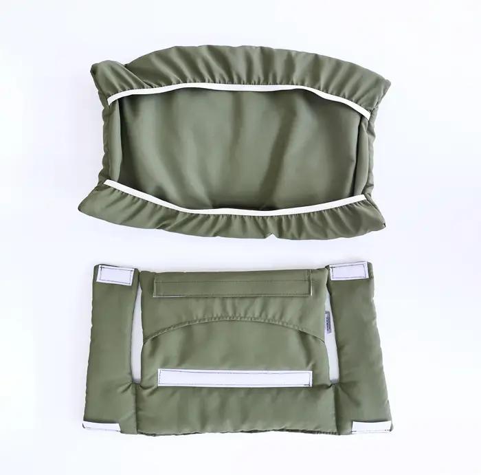 Nouveau coussin de chaise de salle à manger pour enfants de couleur unie, coussin de repas respirant