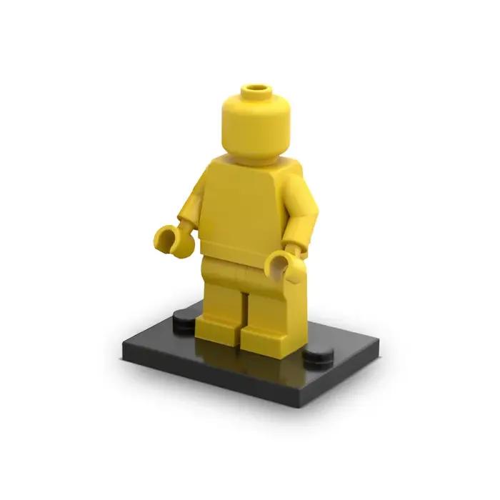 Support de figurines de ville, 50 pièces, blocs de construction MOC à monter soi-même, accessoires,