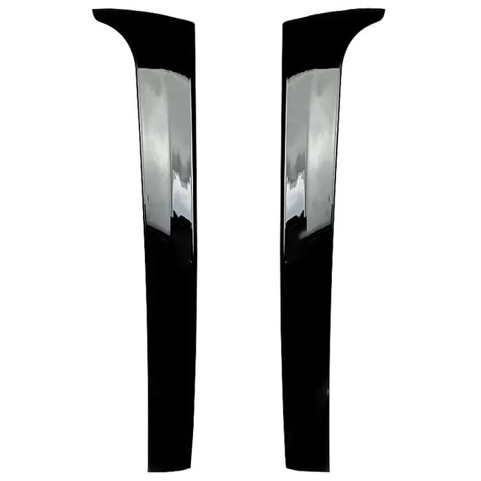 Pour Volkswagen VW Touareg noir brillant voiture fenêtre arrière becquet latéral ABS becquets sépara
