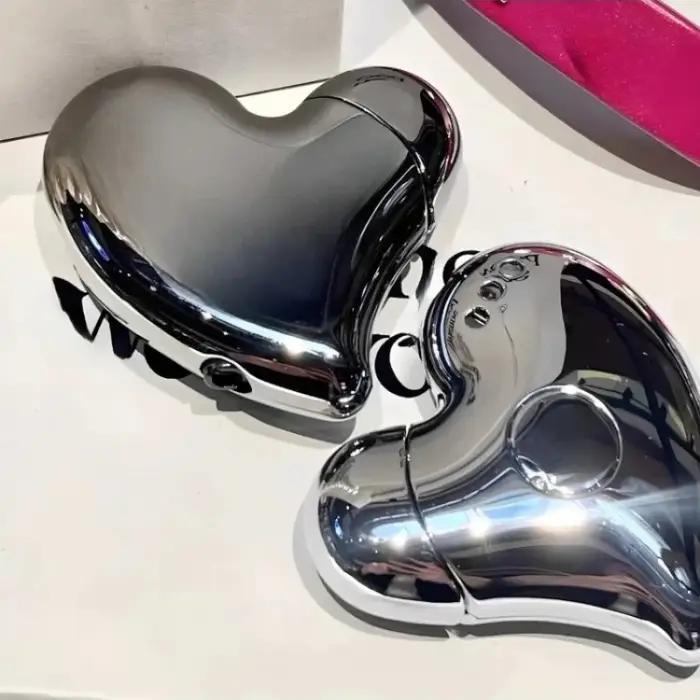 Briquet gonflable en alliage métallique forme d'amour design personnalisé élégant pour homme femme cadeau romantique occasions spéciales
