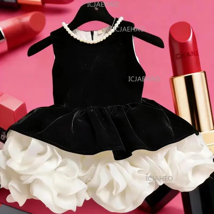 Nouvelle Robe de Princesse pour Petite Fille, Vêtements pour Filles, Robe sans Manches, Costume Form