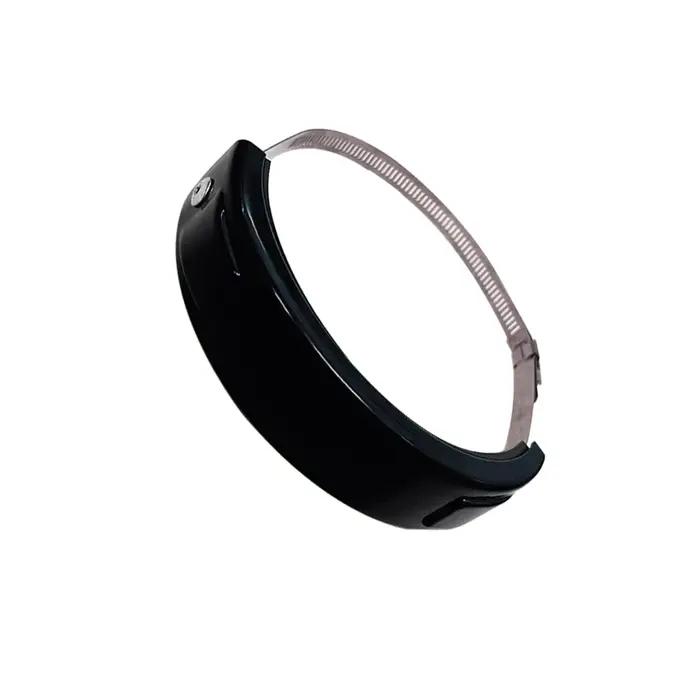 Bague de Protection d'échappement ronde universelle, pièces de moto 100-160mm, anneau de décoration