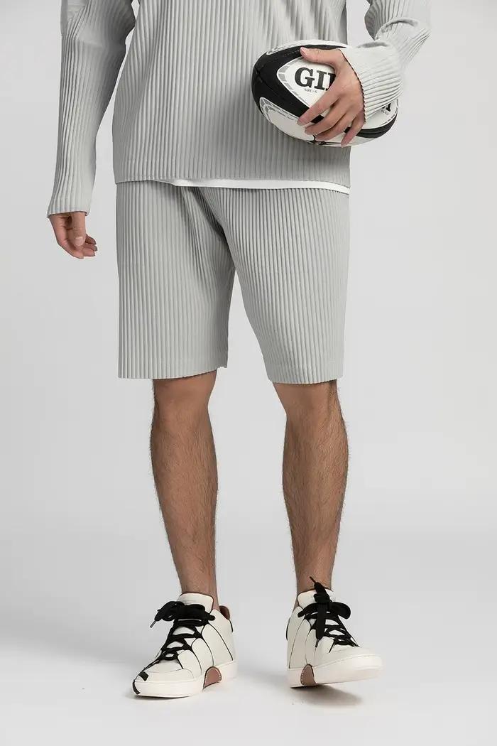 Miyake short plissé pour hommes vêtements Shorts décontractés amples vêtements d'été pour hommes Sho